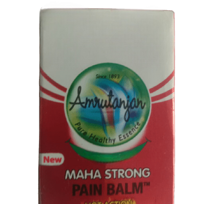 Amrutanjan Maha Strong Pain Balm Red