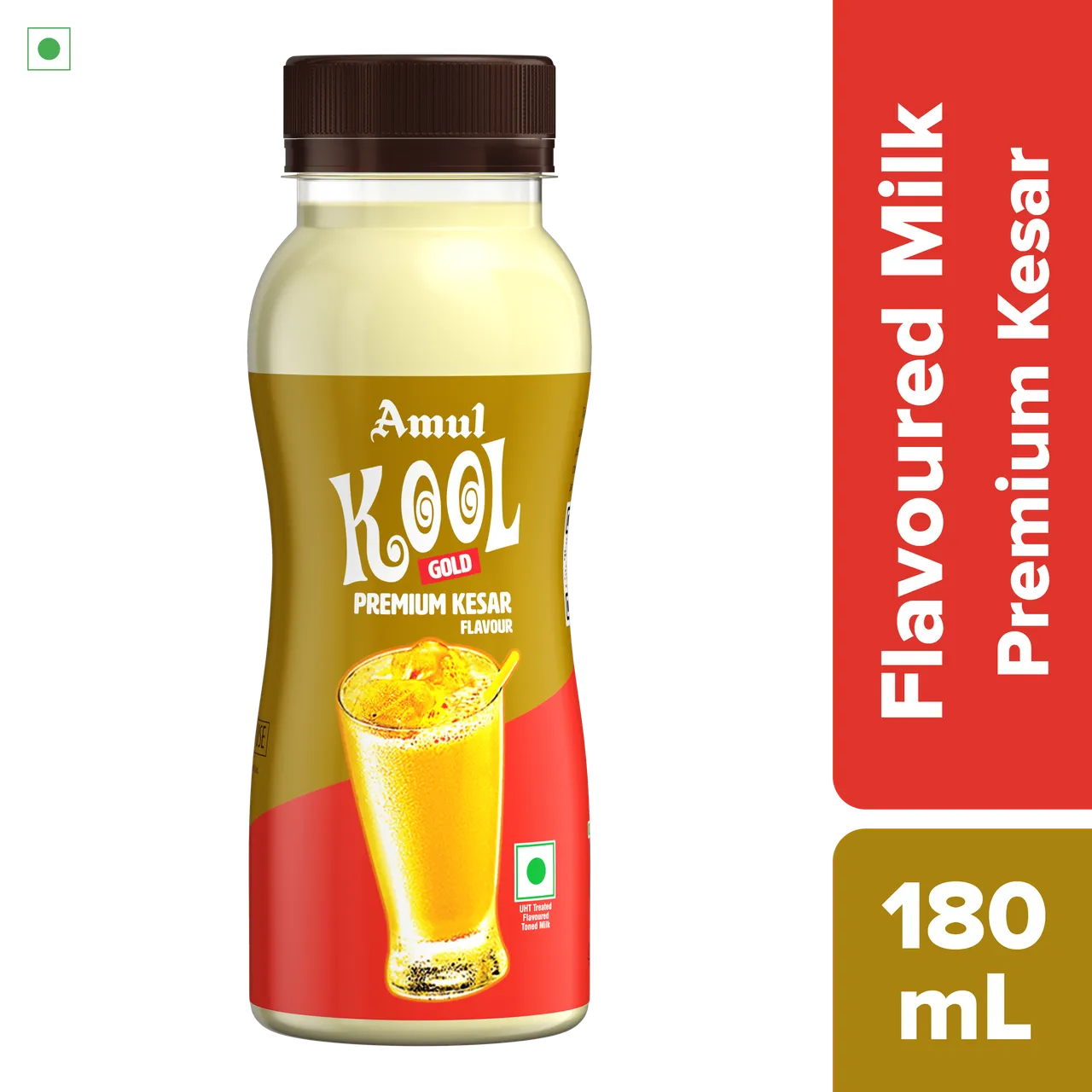 Amul Gold Kool Premium Kesar Flavoured Milk 180ML – Himkhand
