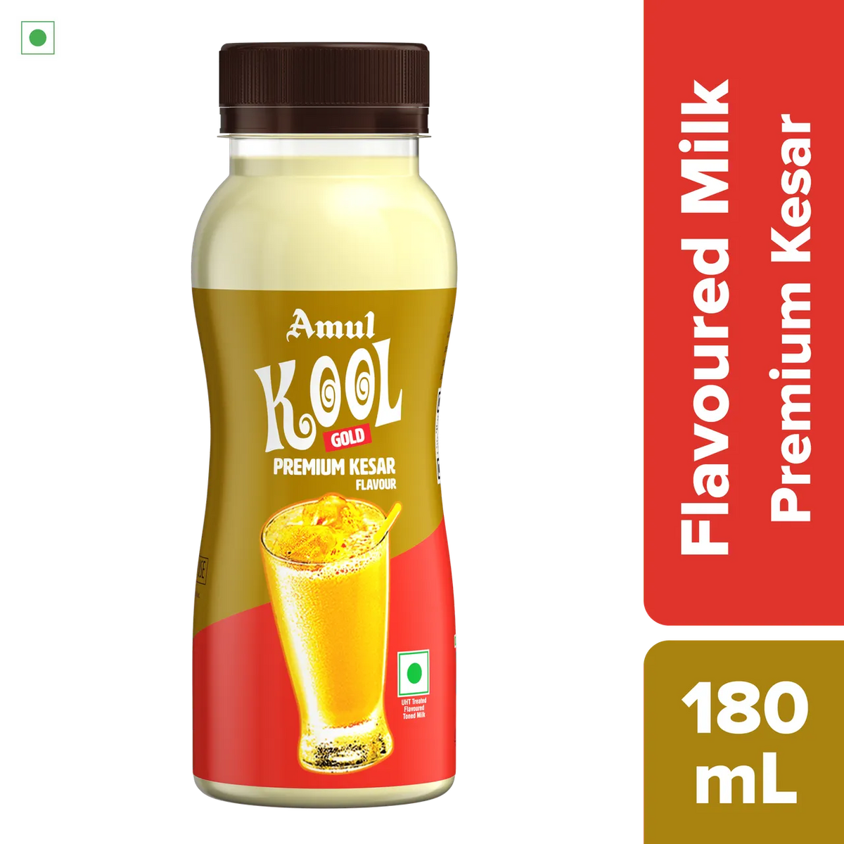 Amul Gold Kool Premium Kesar Flavoured Milk 180ML