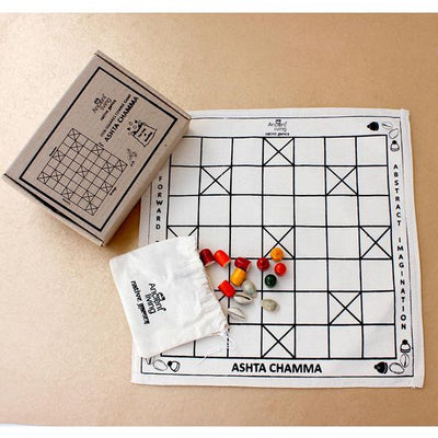 Ancient Living Chauka Bara Four-Player Game / Ashta Chamma