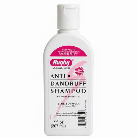 Anti-Dandruff Shampoo with Selenium Sulfide 1%, Blue Formula 7 oz