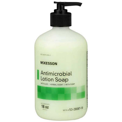 Hand Soap, Antimicrobial Moisturizing Soap with PCMX (Chloroxylenol) and Aloe with Herbal Scent 18 oz