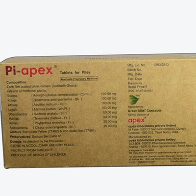 Apex Ayurvedic Pi-Apex Tablet
