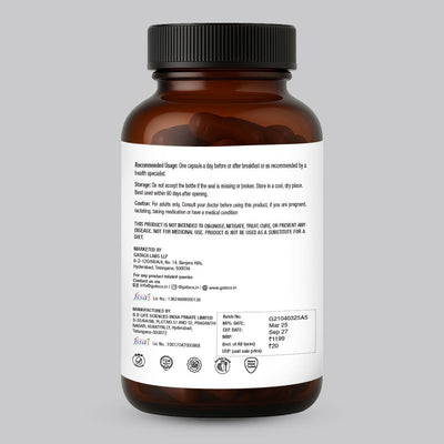 GATACA Apigenin - 50 mg Capsules for Better Sleep, More Focus, More Life