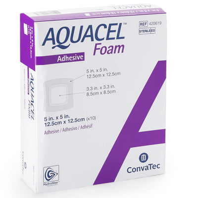 Aquacel Adhesive Silicone Foam Dressing with Border