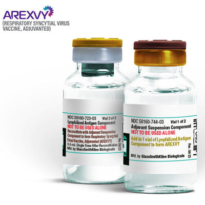 Arexvy RSV Vaccine RSVPreF3 Antigen-AS01E (PF) Respiratory Syncytial Virus Vaccine 10 Doses ** Refrigerated Item