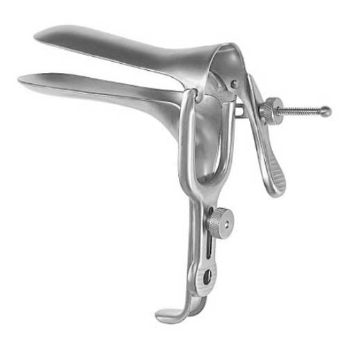 Vaginal Speculum (Pederson Style) with Double Blade Duckbill Without Light Source Capability, Surgical Grade