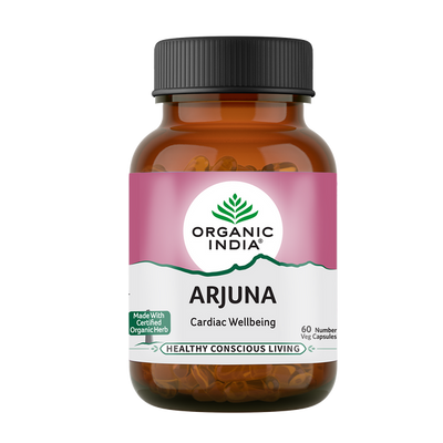 Organic India Arjuna 60 Capsule Bottle