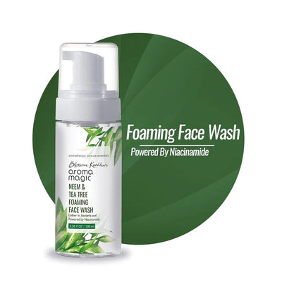 Aroma Magic Neem & Tea Tree Foaming Face Wash - Niacinamide (100 ml)