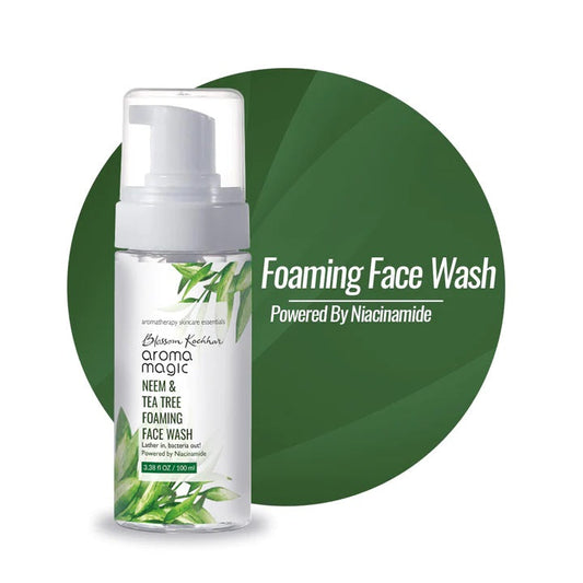 Aroma Magic Neem & Tea Tree Foaming Face Wash - Niacinamide (100 ml)