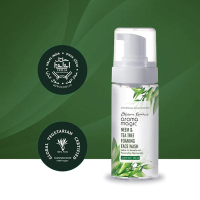 Aroma Magic Neem & Tea Tree Foaming Face Wash - Niacinamide (100 ml)