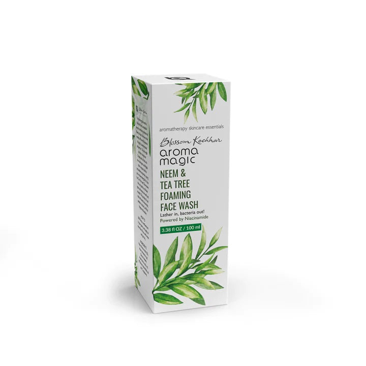 Aroma Magic Neem & Tea Tree Foaming Face Wash - Niacinamide (100 ml)