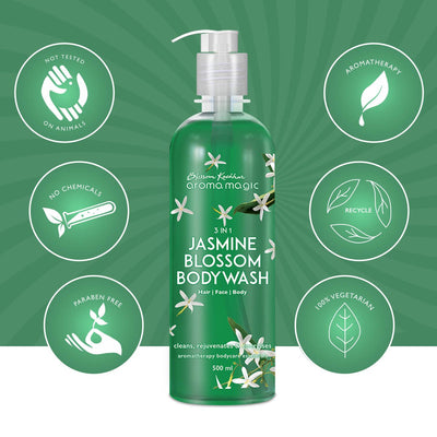 Aroma Magic 3 In 1 Jasmine Blossom Body Wash