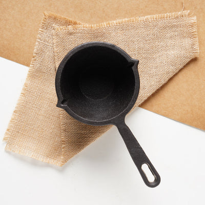 CASTrong Cast Iron Tadka Pan, Pre-seasoned, Natural Nonstick, 100% Pure, Toxin-free, Induction