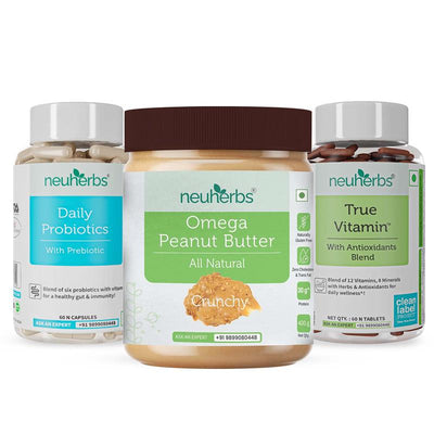 Daily Essentials Wellness Combo with Free Omega Peanut Butter