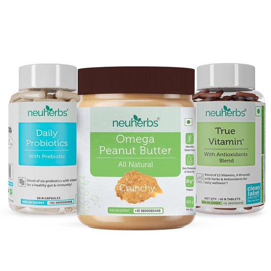 Daily Essentials Wellness Combo with Free Omega Peanut Butter