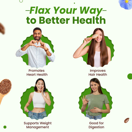 Organic Flax Seeds: Rich in Omega-3 for Weight Loss & Health