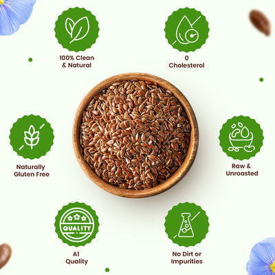 Organic Flax Seeds: Rich in Omega-3 for Weight Loss & Health