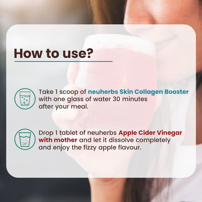 Beauty & Glow Combo - Skin Collagen Booster 105g & Apple Cider Vinegar 20 Tablets