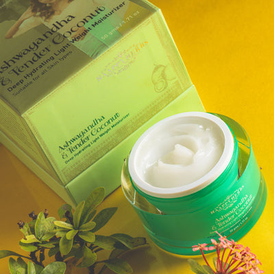 Haappyherbs Ashwagandha & Tender Coconut Deep Hydrating Light Weight Moisturizer