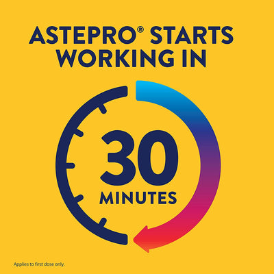 Astepro Allergy Nasal Spray, 24-Hour Allergy Relief, Steroid-Free Antihistamine, 60 Metered Sprays