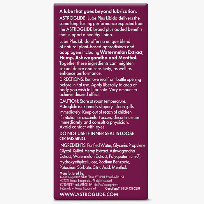 Astroglide Lube Plus Libido Arousal Lube