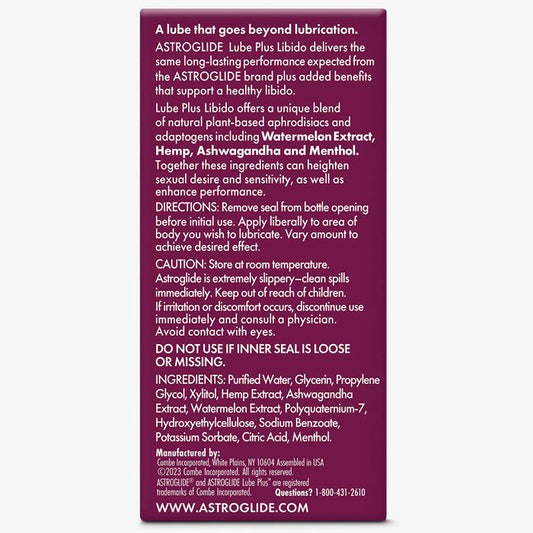 Astroglide Lube Plus Libido Arousal Lube