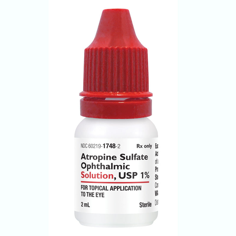 Atropine Sulfate Ophthalmic Solution 1% Eye Drops 2 mL, Sterile (RX)