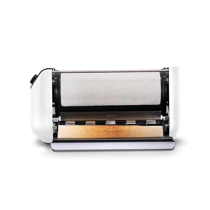 EVOCHEF EC Flip Automatic Dosa Maker – 1-Minute Dosa | Touch Control | Compact & Easy to Use -White