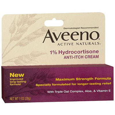 Aveeno Maximum Strength 1% Hydrocortisone Anti-Itch Cream 1 oz