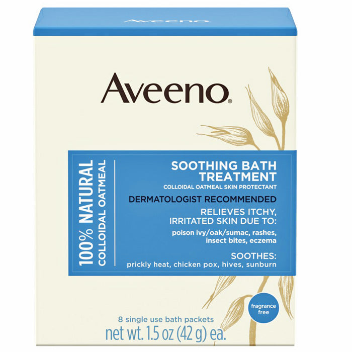 Aveeno Soothing Bath Treatment Packets 8 Count – Himkhand