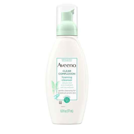 Aveeno Clear Complexion Foaming Cleanser, 6 oz