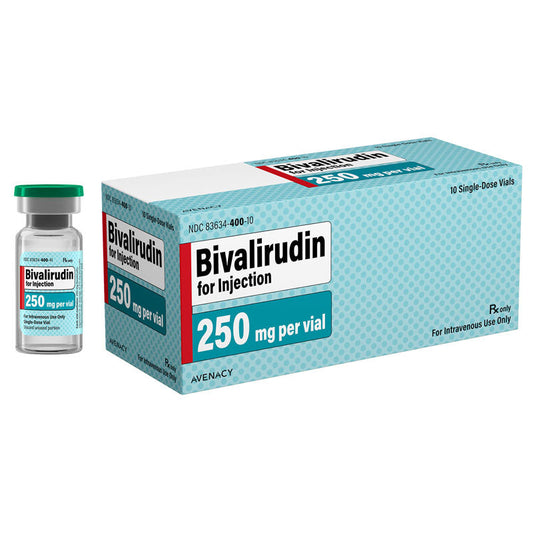 Bivalirudin Injection 250 mg Per Vial by Avenacy 10/Box (RX)