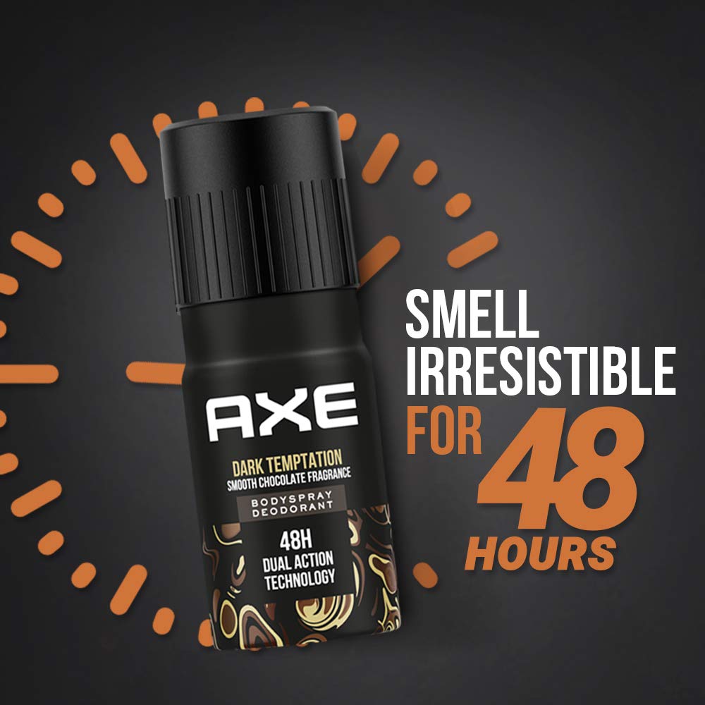 Axe Dark Temptation Long Lasting Deodorant Bodyspray For Men (150 ml)