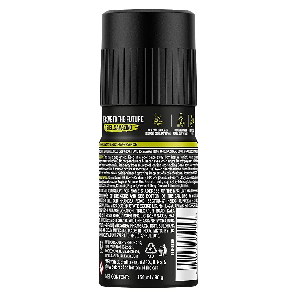 Axe Pulse Long Lasting Deodorant Body Spray For Men (150 ml)