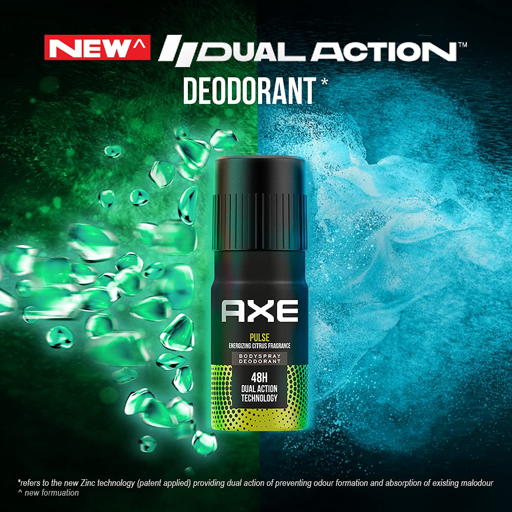 Axe Pulse Long Lasting Deodorant Body Spray For Men (150 ml)