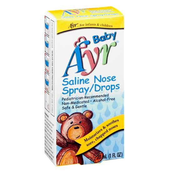 Ayr Baby Saline Nasal Relief Decongestant Drops
