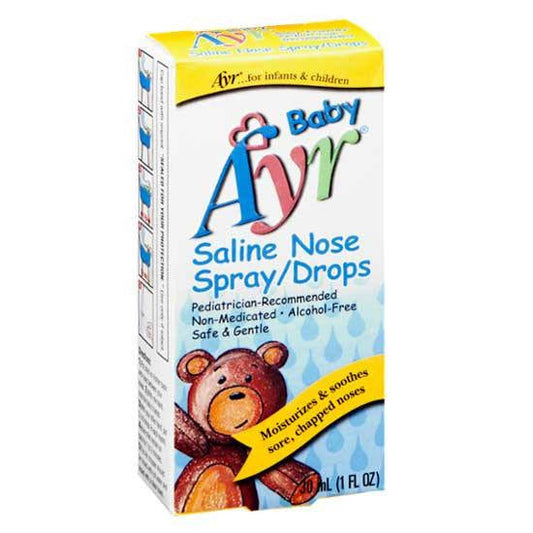 Ayr Baby Saline Nasal Relief Decongestant Drops