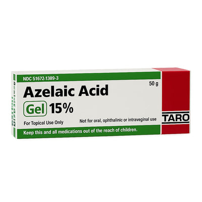 Azelaic Acid Gel 15% Topical Treatment 50 grams (RX)