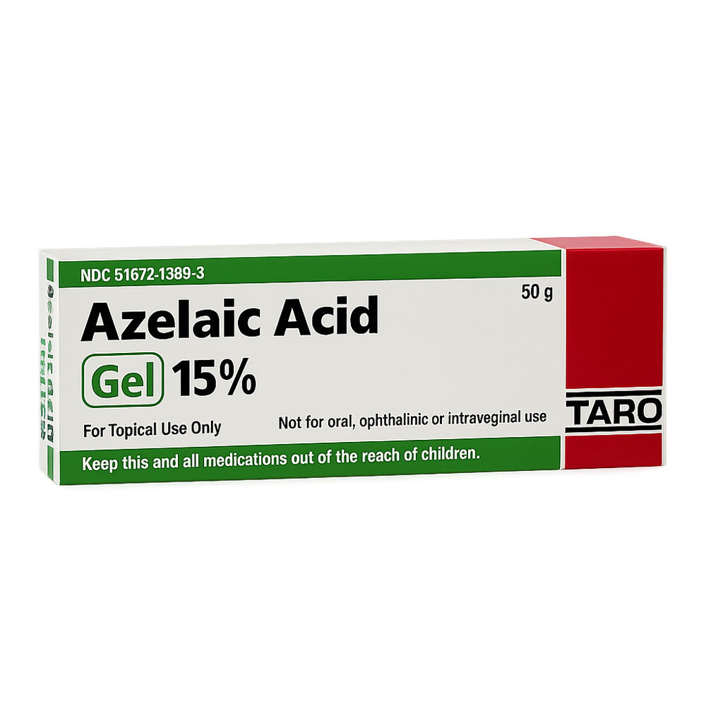 Azelaic Acid Gel 15% Topical Treatment 50 grams (RX)