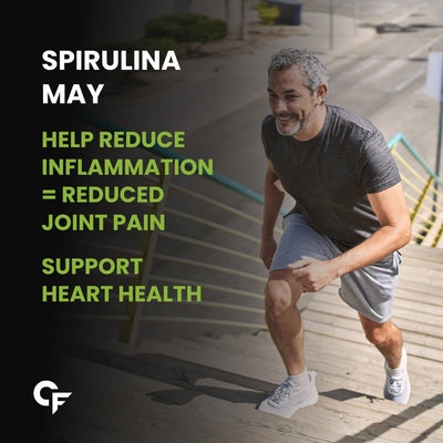 Carbamide Forte Organic Spirulina Tablets 2000 mg Per Serving - Spirulina Supplement | Supports Energy, Immunity & Detox | Certified Spirulina Organic Tablet - Veg 180 Tablets