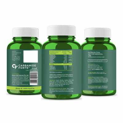 Carbamide Forte Organic Spirulina Tablets 2000 mg Per Serving - Spirulina Supplement | Supports Energy, Immunity & Detox | Certified Spirulina Organic Tablet - Veg 180 Tablets