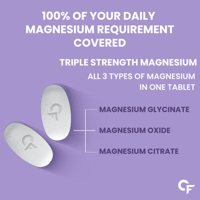 Chelated Magnesium Citrate Oxide Supplement- 60 Veg Tablets