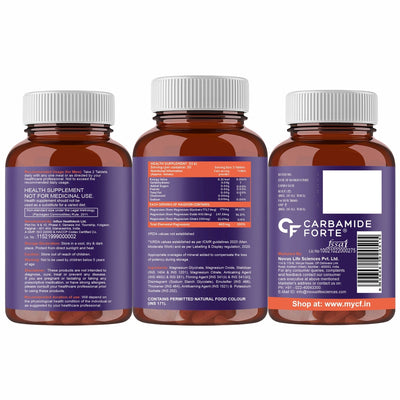 Chelated Magnesium Citrate Oxide Supplement- 60 Veg Tablets