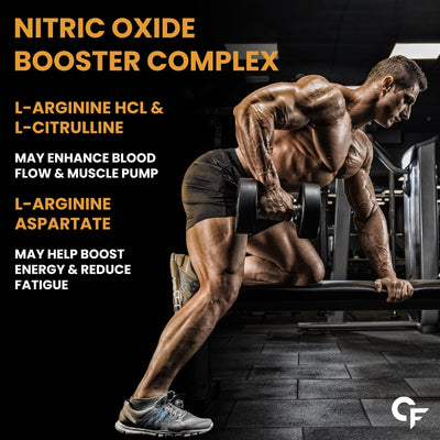 Carbamide Forte Nitric Oxide Supplement 1400mg with L-Arginine HCL, AAKG, L Citrulline Malate, Beet Root Extract & Caffeine – 60 Veg Capsules