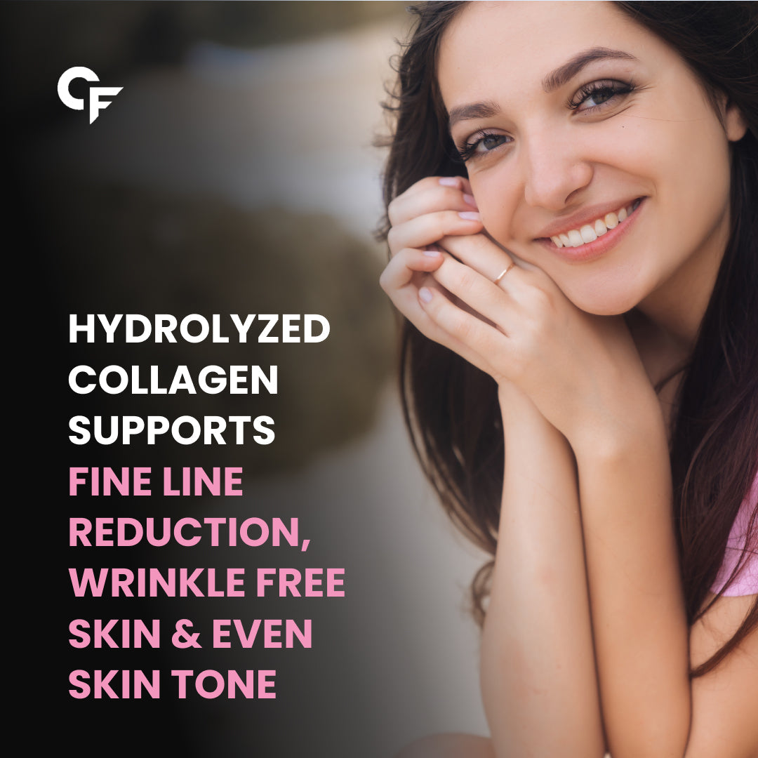 Carbamide Forte Collagen Supplements for Women & Men | Hydrolyzed Collagen Tablets with Type 1 & 3 Collagen Powder | Collagen Supplements for Skin & Hair with Hydrolyzed Collagen Peptides | Collagen Tablets for Women & Men - 180 Tablets