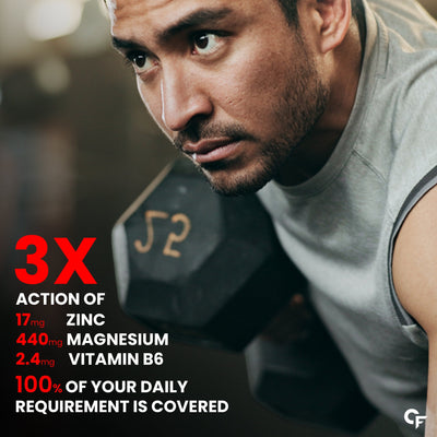 Carbamide Forte ZMA and Zinc Supplement for Men- 60 Tablets