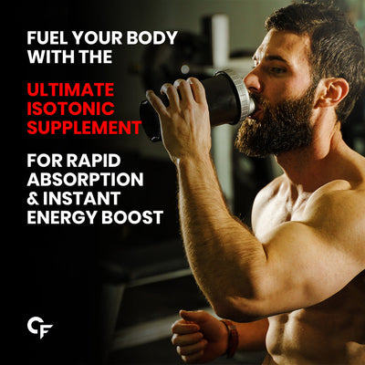 Carbamide Forte Isotonic Powder | Instant Energy Drink for Workout | Electrolyte Powder with added BCAA & L Glutamine - Watermelon Flavour - 500g (Pack of 1)