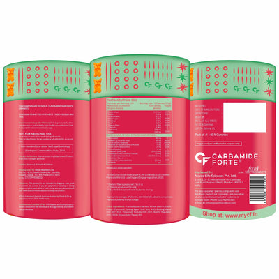 Carbamide Forte PCOS Supplements for Women with 40:1 Ratio of Myo Inositol to D Chiro Inositol | Inositol Supplement for PCOS - 60 Veg Orange Flavoured Gummies