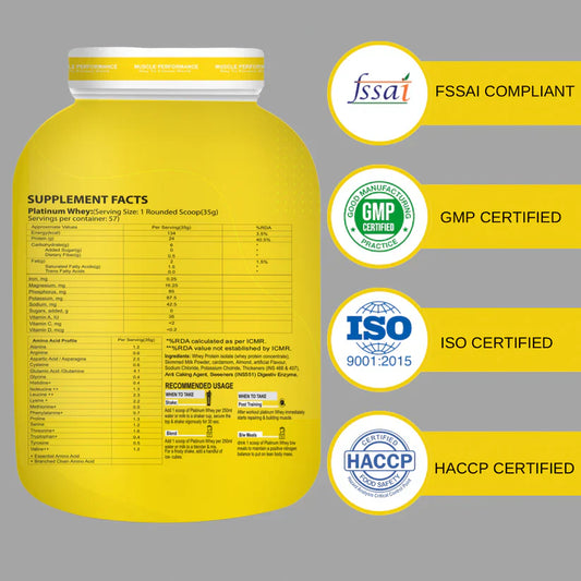 Muscle Performance Platinum Whey Protein
